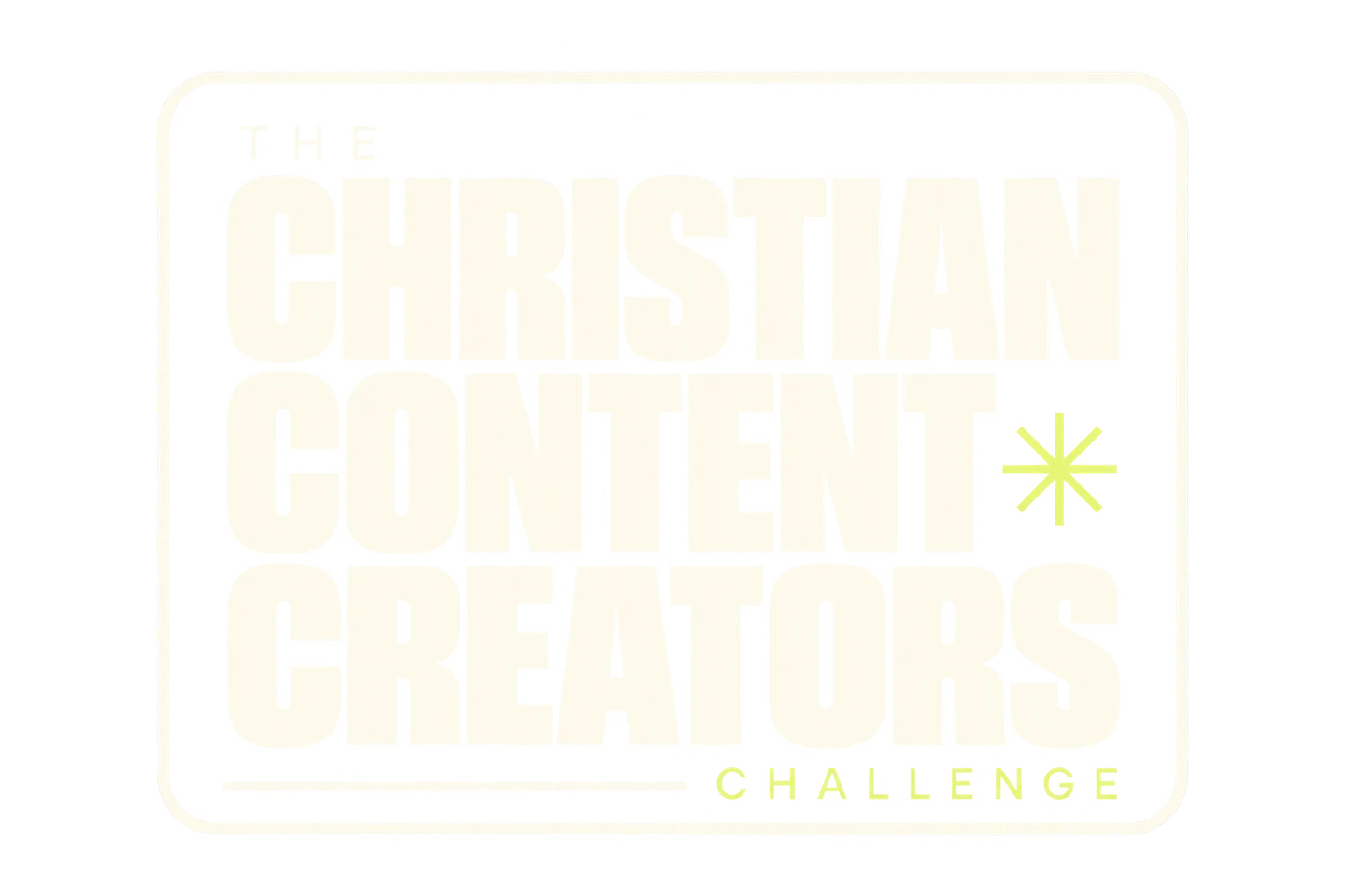 The Christian Content Creators Challenge
